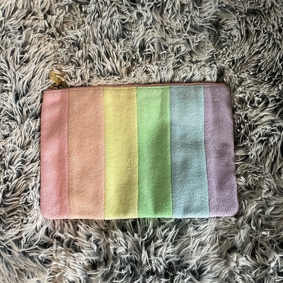 Stoney clover rainbow mermaid Terry flat pouch - Picture 1 of 2